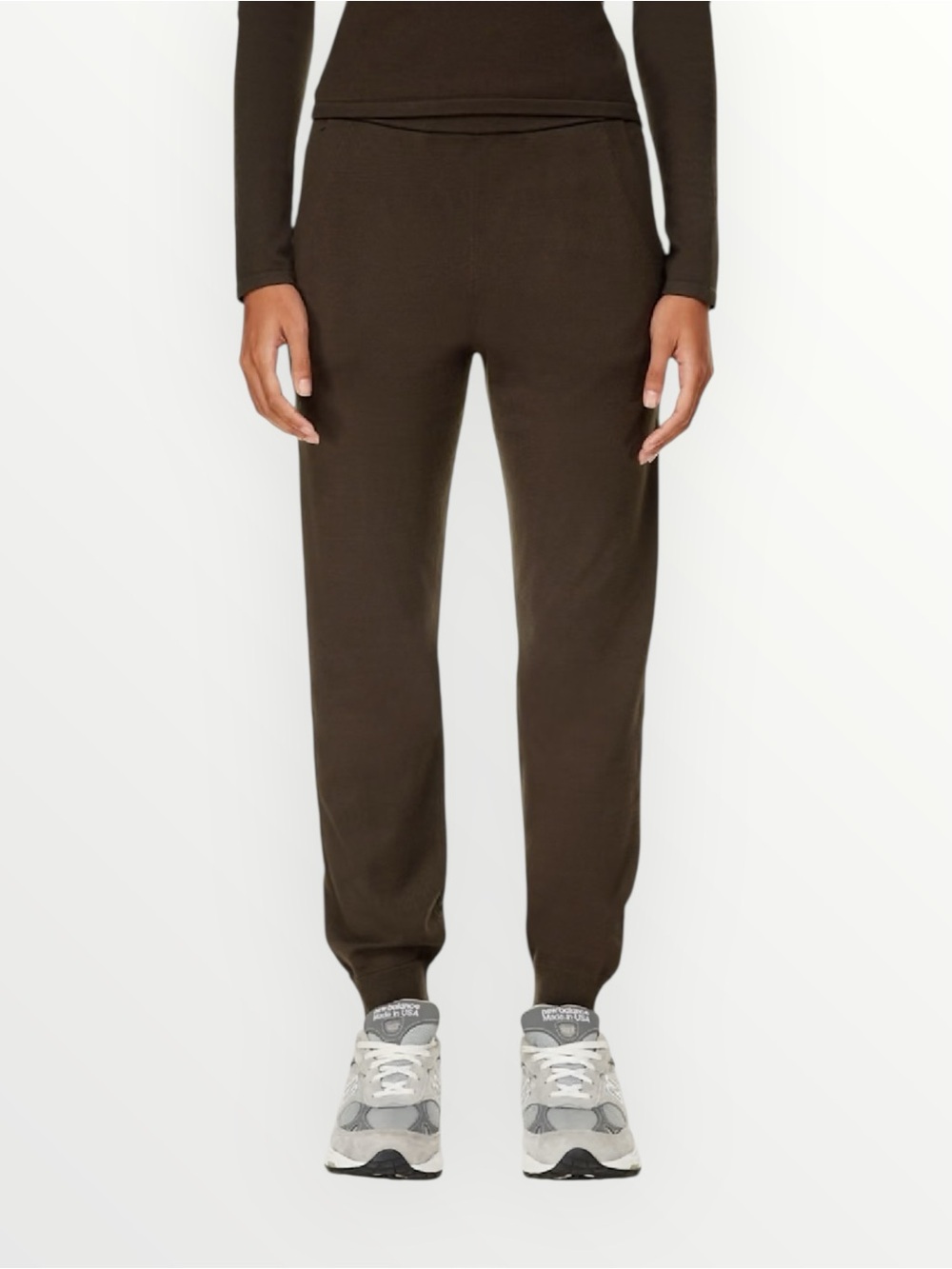 Aritzia Babaton Dark Gray Rodin Knit Joggers Size XS